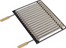 Parrilla Barbacoa Inox. 46,5x41 Cms