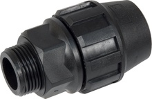 Acople Manguera Riego Enlace Rosca Macho 1/2