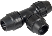 Acople Manguera Riego Te Igual 1 Pulgada