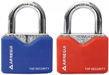 2 Candados acero Rojo / Azul 20mm