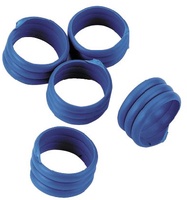 Marca Espiral Gallinas Azul 16mm 20uds
