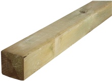 Poste Cuadrado Madera 100cm