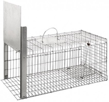 Cesto de Gatos Plegable Galvanizado
