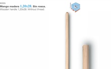 Mango Escoba Barrendero 1.20x28 C/rosca