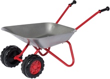 Carretilla Metalica Gris y Roja Dos Ruedas Juguete Rolly Toys Carretilla Metalica Gris y Roja Dos Ruedas Juguete Rolly Toys