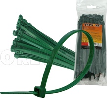 Brida Nylon Orework Verde 7,5x350mm 50u