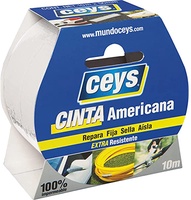 Cinta Americana Ceys Plata Rollo 10 Metros
