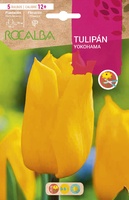 Bulbo Tulipanes 12+ Yokohama Amarillo Puro