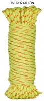 Cuerda Poliéster / Trenzado Color Amarillo Fluor 3mm 20 metros Cuerda Poliéster / Trenzado Color Amarillo Fluor 3mm 20 metros