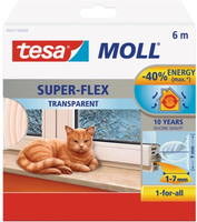 Burlete Tesamoll Premium Transparente 9mm 6 metros