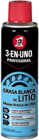 3 en Uno Profesional Grasa Blanca de Litio en Spray 250 ml