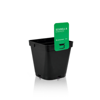 Maceta Semillero Cuadrada Teku Mqe 3l 16x16x16cm