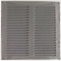 Rejilla Ventilacion Alum.20x20 Plata Mosquitera
