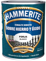 Esmalte Metalico Directo Hammerite Forja Blanco 750ml