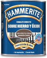 Esmalte Metalico Directo Hammerite Forja Marron 750ml