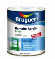 Esmalte Acrilico Satinado Blanco Bruguer 750ml