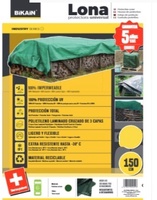 Lona Protectora Universal Bikain 90gsm Color Verde
