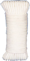 Cuerda Poli�ster / Trenzado Blanco 4 mm 25 metros