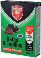 Protect Home Raticida en Pasta para Ratas y Topillos 200 gr