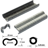 Blister Grapa A/omega-20 Galvanizadas 200unidades