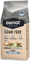Pienso Perros Ownat Just Grain Free Adult Cordero 3 kg