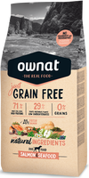 Pienso Perros Ownat Just Grain Free Salmon y Marisco 3 kg