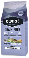 Pienso Gatos Ownat Prime Grain Free Sterilized Pescado 3 kg