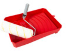 Kit de Pintura Cubeta + Rodillo Hilo Verde 18 cm Kit de Pintura Cubeta + Rodillo Hilo Verde 18 cm