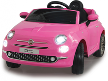 Coche Electrico Infantil Fiat 500 Fucsia 12v
