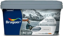 Pintura Plastica Bruguer Colores del Mundo Escandinavia Matiz de Gris 4 L