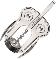 Sacacorchos Doble Palanca Cromado Boj