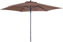 Juego de 6 Parasoles de Acero con Toldo de 2,10 metros