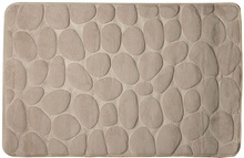 Alfombra Ba�o Piedras 50x80 cm Beige