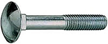 Tornillo Carretillo M8 x 57 mm con Tuerca Galva. Tornillo Carretillo M8 x 57 mm con Tuerca Galva.