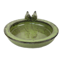 Bebedero para Pajaros Redondo Verde