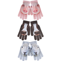 Guantes para Ni�os de Animales de Granja