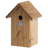 Nido Pajaros Silueta Herrerillo Azul