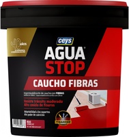 Aguastop Caucho Fibras Rojo 1 Kg