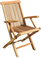 Juego 2 sillas jardin plegable con brazos Colonial II