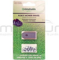 Juego 9 Cuchilla y Tornillos Robot Cortacesped Husqvarna Gardena