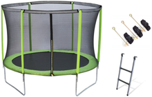 Cama el�stica MASGAMES FORCE 244 con red protectora, escalera 