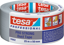 Cinta Americana Tesa Pro Gris 50mm 25 Metros