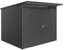 Caseta AvantGarde 260 x 260 x 218 gris oscuro con puerta doble