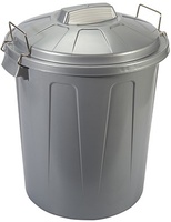 Cubo Basura Esla N� 5 Redondo con Asas Metal 70 L