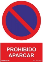 Se�al  Prohibido Aparcar PVC 0,7mm 210x300mm