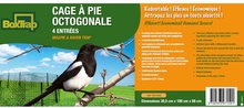 Jaula Captura Urracas Octogonal Pintada