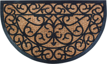 Felpudo Fibra de Coco Semicircular