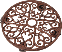 Carro Hierro Fundido para Plantas Redondo L