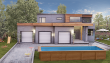 Piscina Sunbay Madera Rectangular  815x420x146 cm