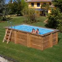 Piscina Sunbay Madera Rectangular  420x270x117 cm